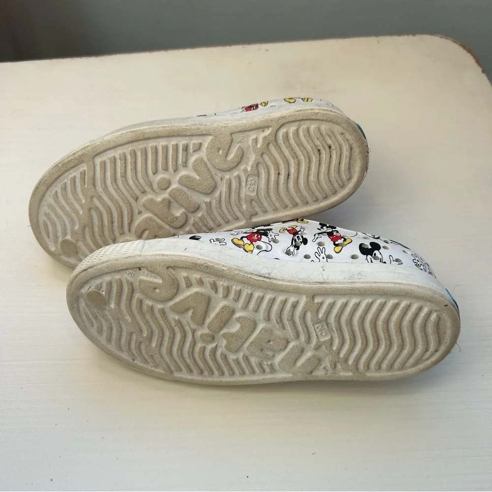 Native Shoes Mickey Mouse Slip-On Sneakers Size C10 - Picture 7 of 7